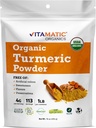 Vitamatic Certified USDA Organic Turmeric Powder – 1 lb (16 oz)