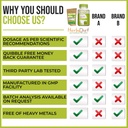 Herbadiet Bamboo Extract Capsules | Supports Healthy Skin, Hair & Nails | Natural Hair Supplement with 70% Silica (120 Capsules)