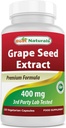 Best Naturals Grape Seed Extract 400 mg Veggie Capsule, 120 Count