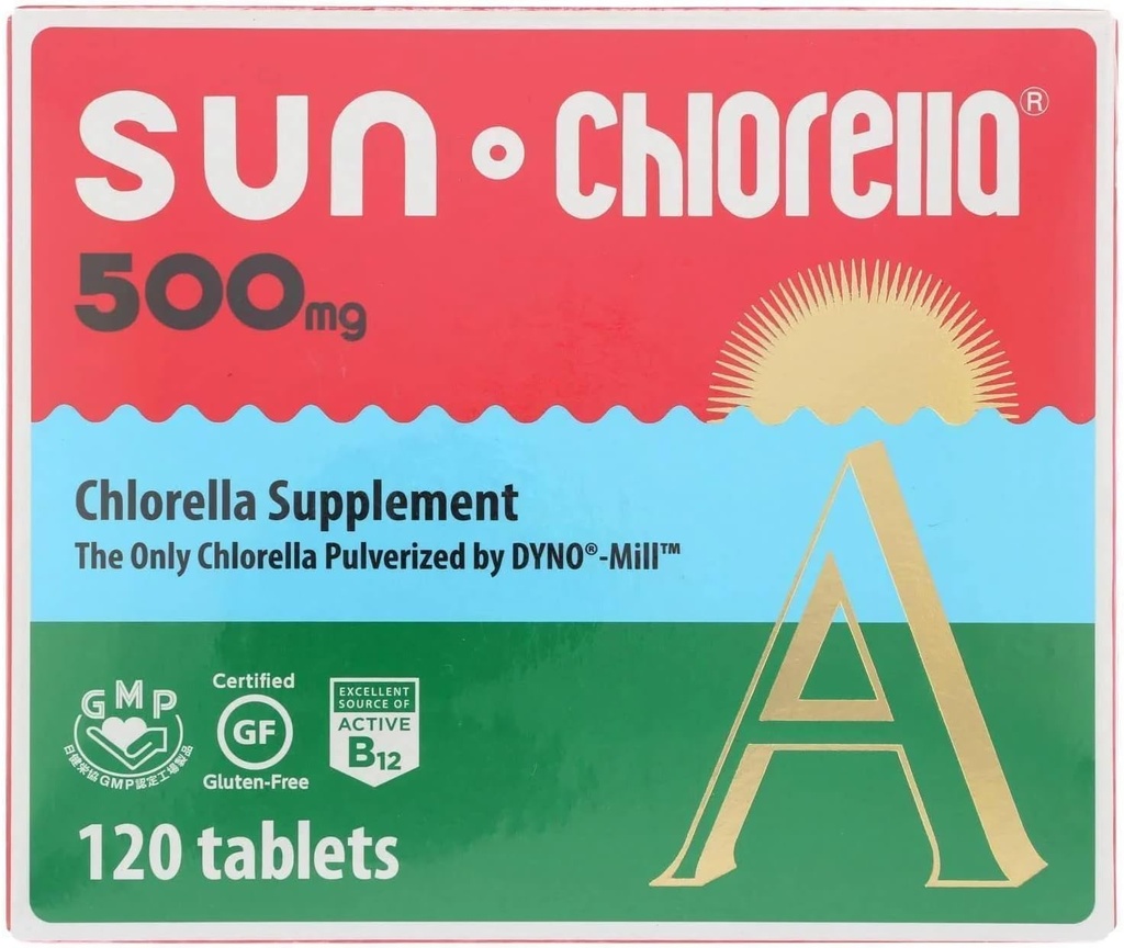 Sun Chlorella, Sun Chlorella 500Mg, 120 Count