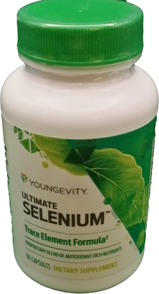 Youngevity Ultimate Selenium + Cofactors - Essential Mineral Supplement for Immune Support, Antioxidant Defense, Thyroid Function, and Cellular Health (I-selenomethionine) - (90 Capsules)