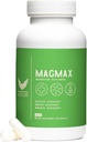 High Level Magmax Magnesium Glycinate Supplement for Adults, Supports Bone Health, Sleep, Heart, Muscle Function & Cramps, Gluten Free, Vegan, 275 mg, 90 Capsules