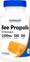 Nutricost Bee Propolis 10:1 Extract 5,000mg Equivalent, 120 Capsules - Gluten Free, Non-GMO, Vegetarian Dietary Supplement, from 500mg of 10:1 Extract