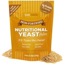 Non Fortified Nutritional Yeast Flakes, Whole Foods Based Protein Powder, Vegan, Gluten Free, Vitamins B, Beta-glucans, and All 18 Amino Acids (24 oz.)