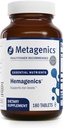 Metagenics Hemagenics Iron Supplement with B12, B6 & Folate Supports Red Blood Cell Formation, Energy & Immune Health* Non-Constipating, Non-GMO, Gluten-Free, Vegetarian - 180 Tablets