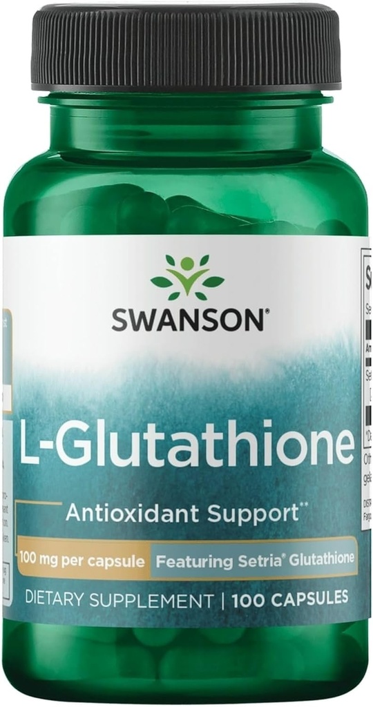 Swanson Amino Acid L-Glutathione 100 Milligrams 100 Capsules