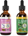 Rejuvica Health Balanced Femme + VitaLiver - Support Female Balance + Liver Support- Liquid Delivery for Better Absorption - Milk Thistle, Dong Quai, Artichoke, Maca, Dandelion & More!