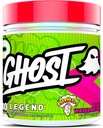 GHOST Legend Pre-Workout Powder, Warheads Sour Watermelon - 30 Servings – Pre-Workout for Men & Women with Choline, L-Citrulline, & Beta Alanine for Energy & Focus