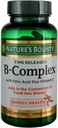 Nature's Bounty B-Complex with Folic Acid Plus Vitamin C Tablets 125 Tablets (Pack of 2)