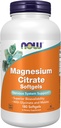 NOW Supplements, Magnesium Citrate, With Glycinate & Malate, Nervous System Support*, 180 Softgels