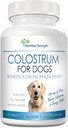 Pure Bovine Colostrum for Dogs Supplement, Rich in Antibodies to Protect Against Disease, Support for Immune Function, Digestive System, 120 Chewable Tablets