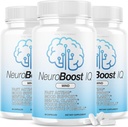 (3 Pack) Neuro Boost IQ Supplement Brain Pills Mind Ben Carson Neurobooster Neuroboostiq (180 Capsules)