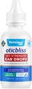 Vetnique Oticbliss Cat & Dog Ear Infection Treatment/Dog Ear Allergy Relief Drops, MicroSilver Yeast Infection Treatment for Dogs, Hydrocortisone for Itching, Redness Swelling (Ear Infection)