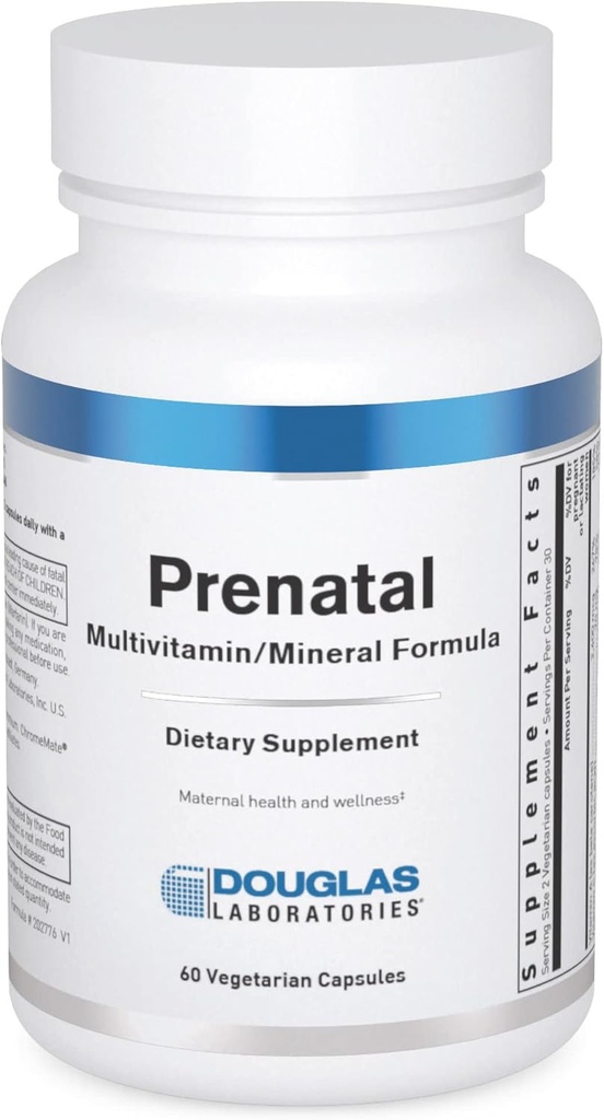 Douglas Laboratories Prenatal | Essential Vitamins and Minerals to Support Maternal Health During Pregnancy* | 60 Capsules