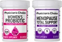 Physician's CHOICE Total Womens Menopause Support Bundle - Womens Probiotic + Menopause Probiotic 30ct