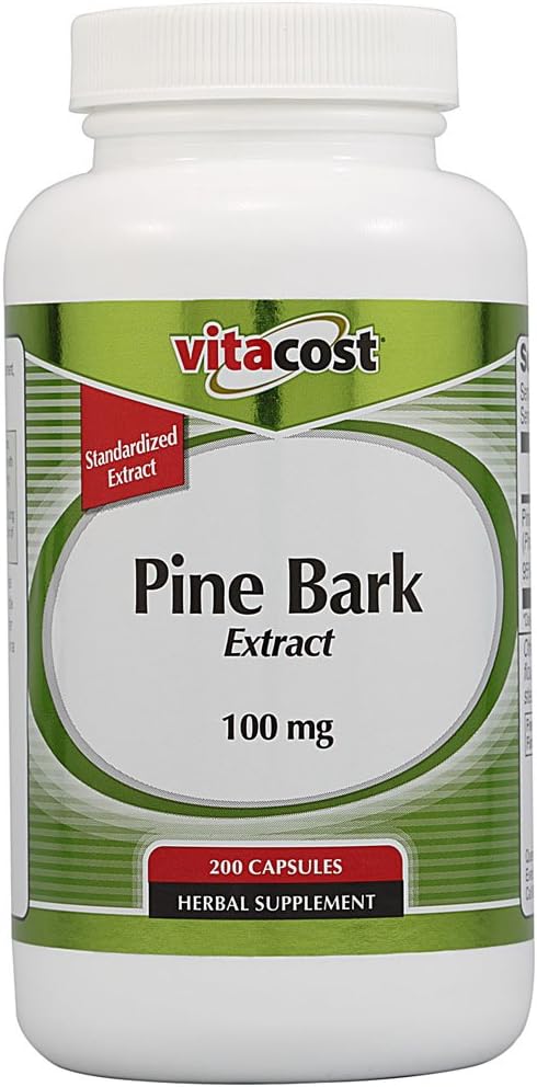 Vitacost Pine Bark Extract - Standardized to 95% OPC -- 100 mg - 200 Capsules