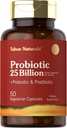 Carlyle Prebiotic, Probiotic & Postbiotic | 25 Billion CFU | 50 Powder Pills | Men and Women's Digestive Health | Vegetarian and Non-GMO Supplement