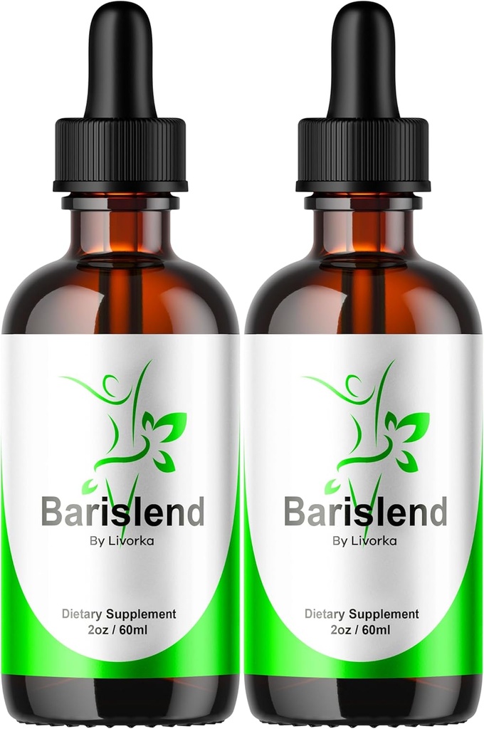 (2 Pack) Barislend Drops, Barislend Liquid, Official Barislend Liquid Drops, Barislends Advanced Liquid Drop Formula, Barislend Drop Supplement Premium Liquid Supplement Support, 2 Bottles For 2 Month