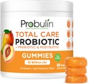 Total Care Probiotic + Prebiotic + Postbiotic Gummies - Peach Mango 30ct