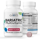 Bariatric Choice My Bariatric Chewable Multivitamin with Iron & 300mg Calcium, Berry (120ct)