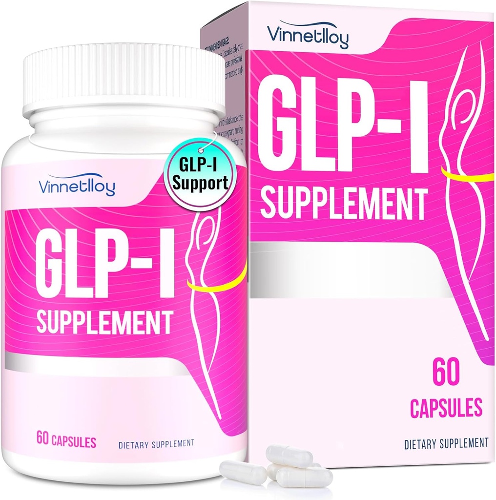 GLP ONE Supplement for Women & Men, GLP ONE Supplements Women, Probiotics with Akkermansia Probiotic, Natural GLP ONE for Immune, Digestion, Gut, GLP ONE Levels and Overall Health, Vegan - 60 Capsules