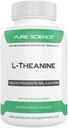 Pure Science L-Theanine Supplement 400mg - Promotes Relaxation & Healthy Stress Management - 60 Vegetarian Capsules