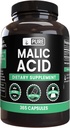 Pure Original Ingredients Malic Acid (365 Capsules) No Magnesium Or Rice Fillers, Always Pure, Lab Verified