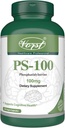 Phosphatidylserine 100mg 120 Vegan Capsules (PS-100) | Helps Cognitive Health, Focus and Concentration | Memory Support...