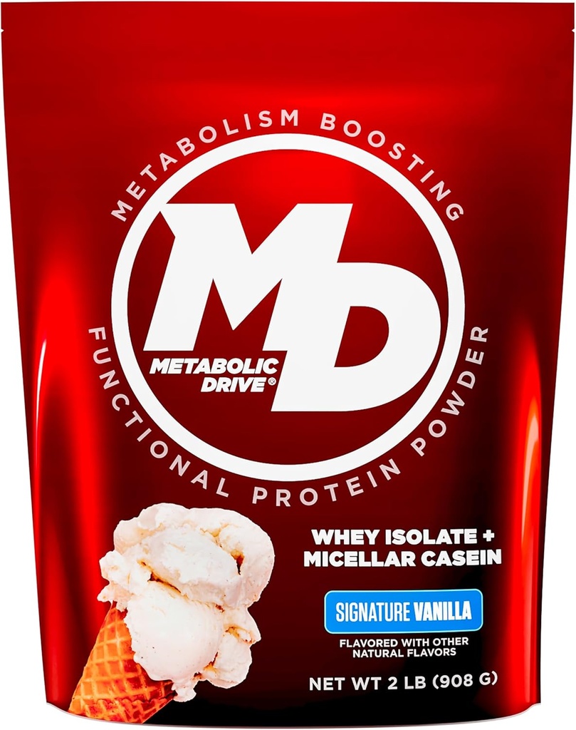 Biotest Metabolic Drive Protein - Low-Carb Flavor-Bomb, 20 Servings - Whey Isolate + Micellar Casein - Signature Vanilla