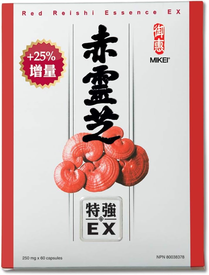 Mikei Red Reishi Mushroom EX (60 Capsules)