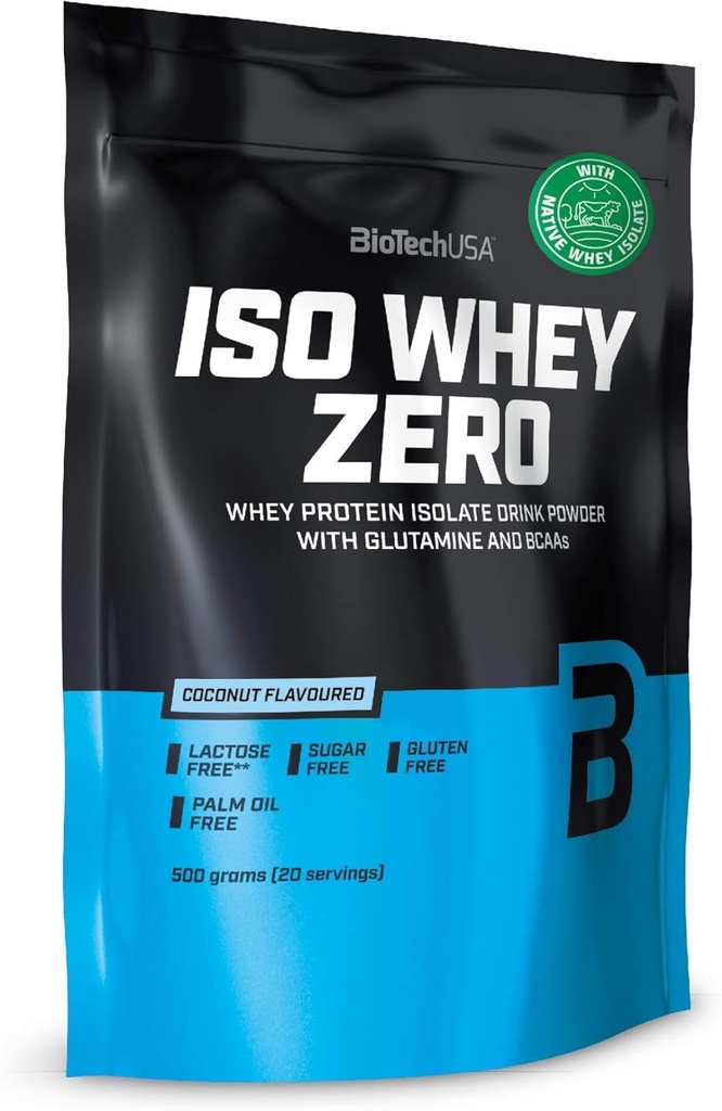 Biotech Iso Whey 500g Tiramisu Lactose and Gluten Free Pure Isolate by BiotechUSA