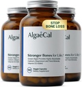 ALGAECAL - Plant Based Calcium Supplement with Vitamin D3 (1000 IU) for Bone Strength, Contains 13 Minerals Supporting Bone Health, Organic Calcium (750 mg) for Women & Men, 90 Caps, 3 Month Supply