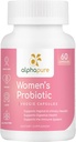 Women's Probiotics 60 Veggie Capsules with Prebiotics - 50 Billion CFUs, 14 Strains for Digestive Health - Cranberry and D-Mannose for Urinary Tract Health - Once Daily