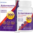 300 Billion AFU Akkermansia Probiotic | supplement for Women & Men, Akkermansia Muciniphila for Akkermansia, Digestive, Gut, Immune, Enhances Gut Digestive Lining function, Akka Superbiotics - 60 Caps