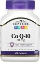 21st Century Co Q10 30 mg Capsules, 45 Count (21341)