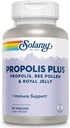 SOLARAY Propolis Plus | Healthy Immune System Support with Propolis, Bee Pollen & Royal Jelly | 90 VegCaps
