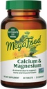 MegaFood Calcium Magnesium Supplement - Supports Bone Health & Heart Health - Magnesium Calcium Supplements for Women and Men - Non-GMO - 60 Tablets (20 Servings)