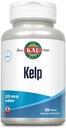 KAL 225 Mcg Kelp Iodine Tablets, 250 Count