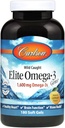 Carlson Elite Omega-3 Gems, Norwegian, 1, 600 mg Omega-3s, Soft Gels, 180 Count