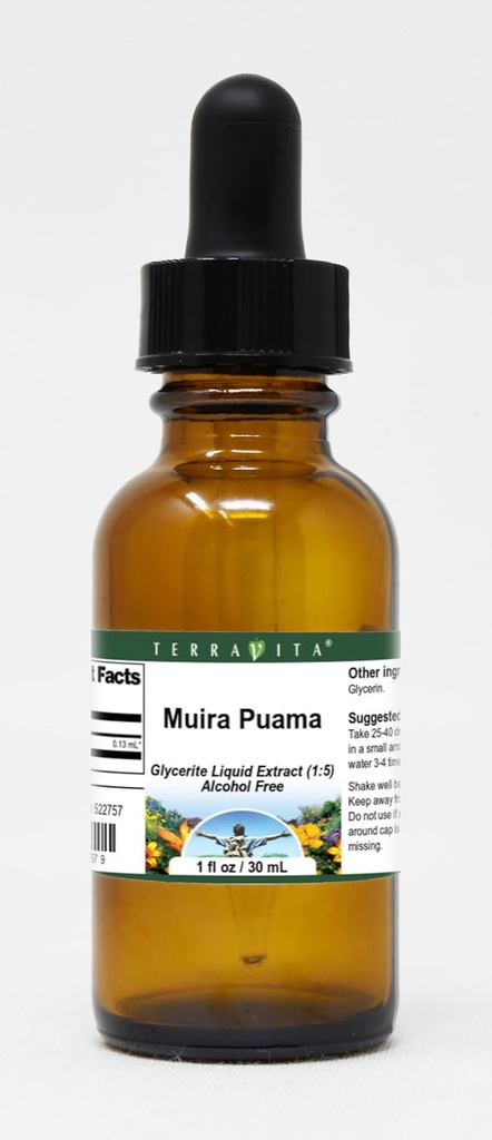 Muira Puama Glycerite Liquid Extract (1:5) - No Flavor (1 oz, ZIN: 522757)