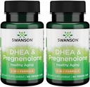 Swanson Dhea and Pregnenolone Complex 60 Veg Capsules (2 Pack)