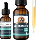 Vitamin E for Dogs - Dog Vitamins E - Vitamin E Dropper for Dogs, Improve Skin & Coat Health, Treatment for Liver Disease, Strengthen Immune System - Natural Formula for All Ages, and Breeds - 30 ML