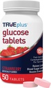TRUEplus® Glucose Tablets, Strawberry Flavor - 50ct Bottle