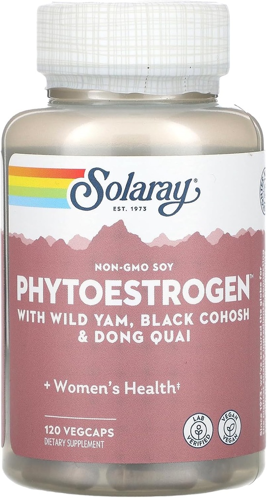 Solaray Phytoestrogen Supplement, 120 Count