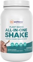 Reignite Wellness by JJ Virgin | Chocolate Plant-Based All-in-One Shake | New & Improved Formula | Plant Protein Powder, Vitamins, Minerals, Greens & Aminos | 20g of Plant Protein | 30 Servings