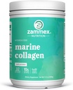 Zammex Marine Collagen Peptides Powder Unflavored, Wild-Caught Fish Collagen Powder, Supports Healthy Skin, Hair, Joints, Type 1 & 3 Collagen Supplement for Women - Easy to Mix. (32 Servings)