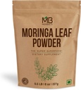 MB Herbals Moringa Leaf Powder 8 oz (227g / 0.5 LB) | 100% Pure Moringa Powder | Easily Mixes in Drinks & Smoothies | No Preservatives