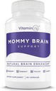 Mommy Brain Postnatal Supplement (60 Capsules) for Cognitive Health, Mood, Energy with GPC and CDP Choline, Phosphatidylserine, Omega-3 DHA