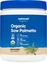 Nutricost Organic Saw Palmetto Powder 8oz - Certified USDA Organic Saw Palmetto, Gluten Free