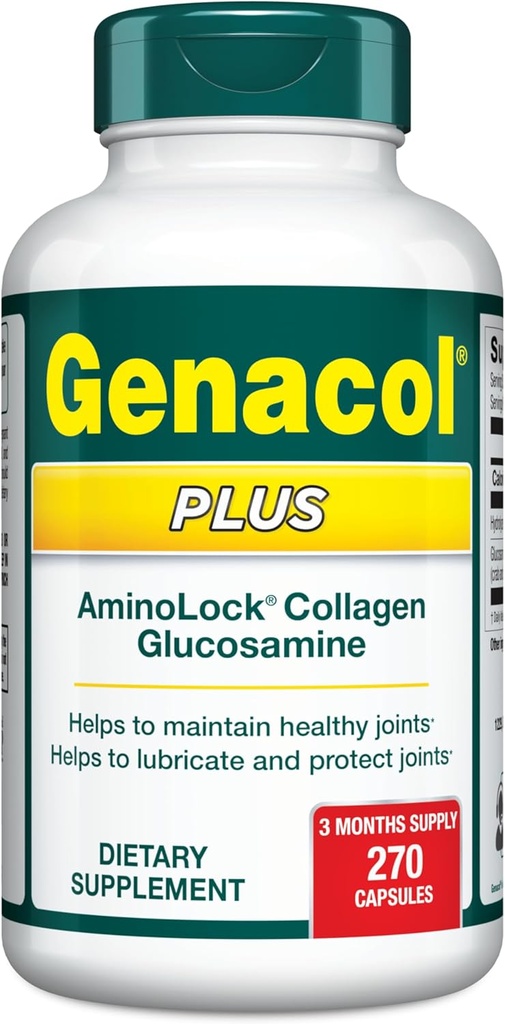 Genacol Glucosamine and Collagen Joint Supplement 270 Capsules
